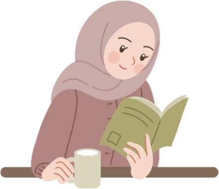 Girl with recipe book