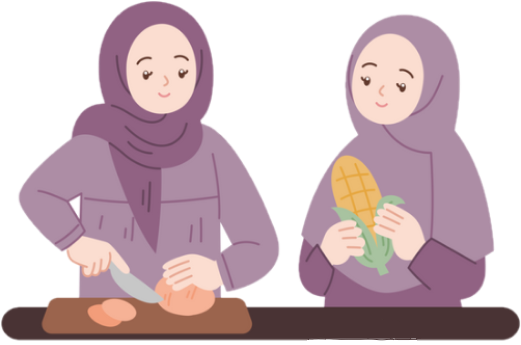 2 girls cooking