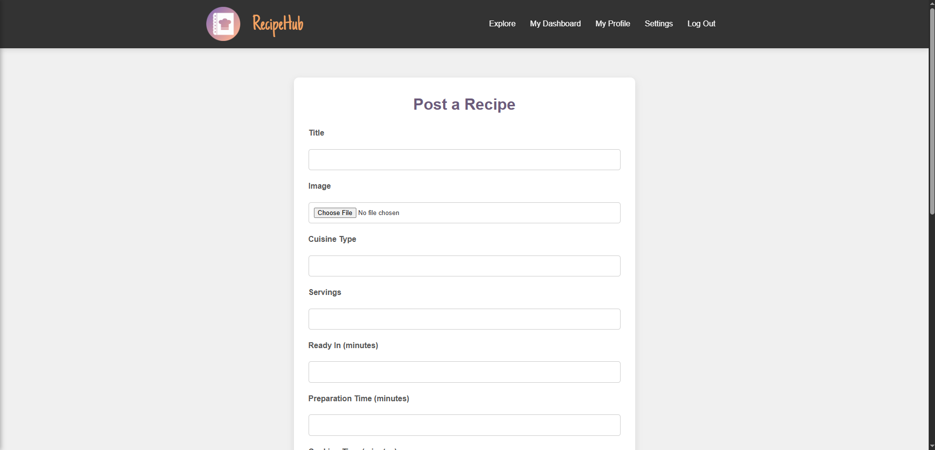Add Recipe