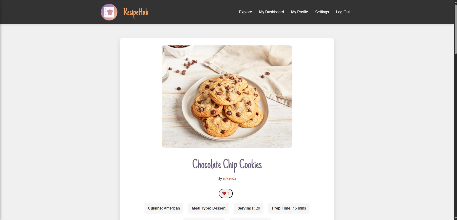 Explore Recipes